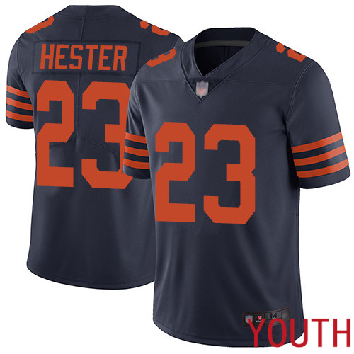 Chicago Bears Limited Navy Blue Youth Devin Hester Jersey NFL Football 23 Rush Vapor Untouchable
